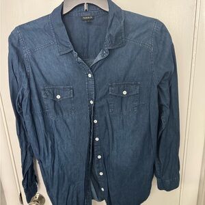 Torrid Dark Blue Denim Top